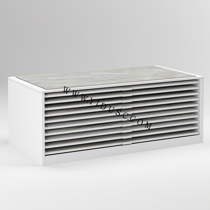 瓷砖岩板抽拉展架_单排抽屉式瓷砖展示架