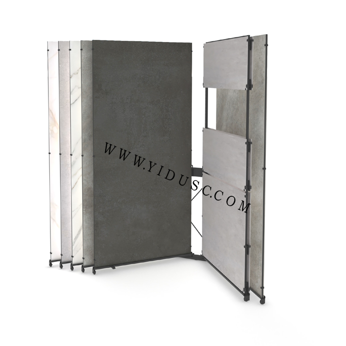 大板瓷砖展架厂家 瓷砖岩板翻页展示架批发CF002