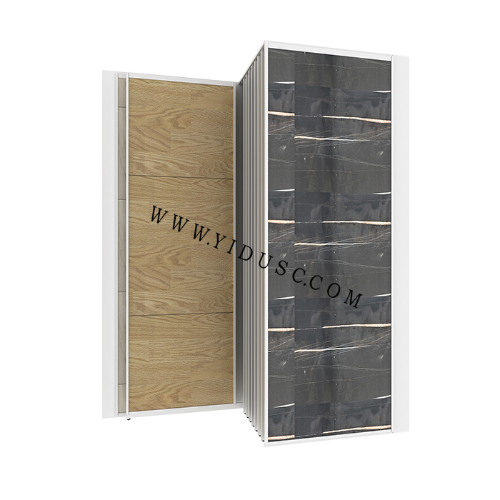 瓷砖推拉展架厂家 岩板推拉架 瓷砖展厅推拉展架CT606